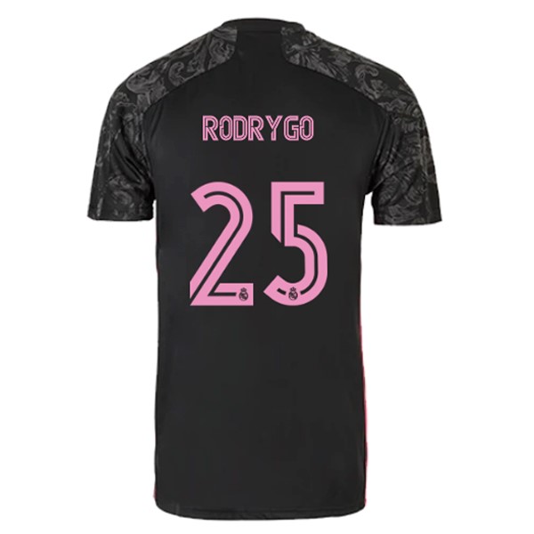 Maillot Football Real Madrid Third NO.25 Rodrygo 2020-21 Noir
